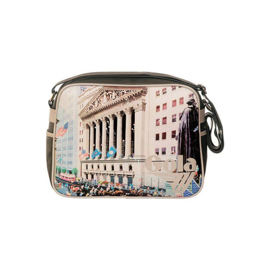 Bolso sintético gris Gola