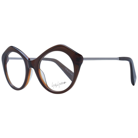 Yohji Yamamoto Brown Unisex Optical Frames
