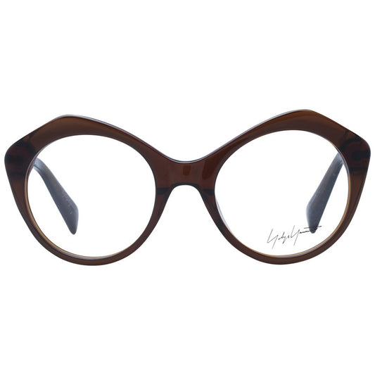 Yohji Yamamoto Brown Unisex Optical Frames
