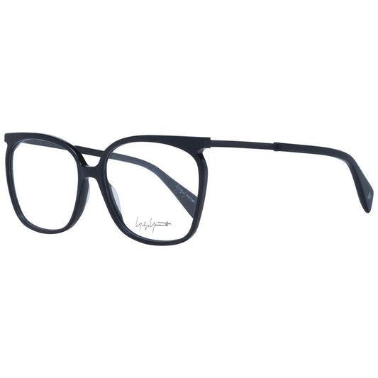 Yohji Yamamoto Black Unisex Optical Frames