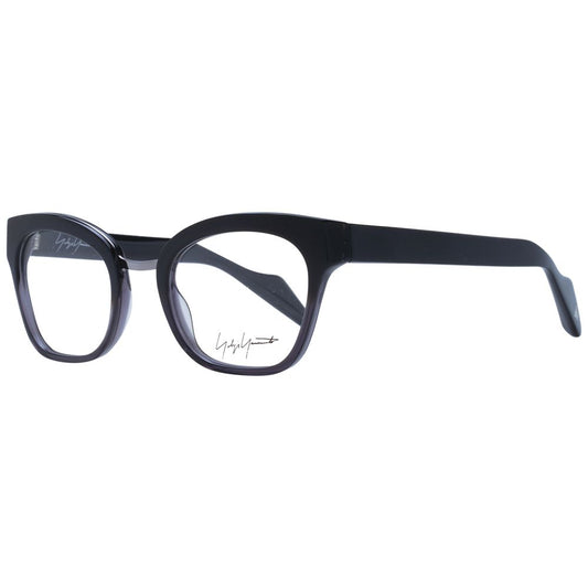 Yohji Yamamoto Black Unisex Optical Frames