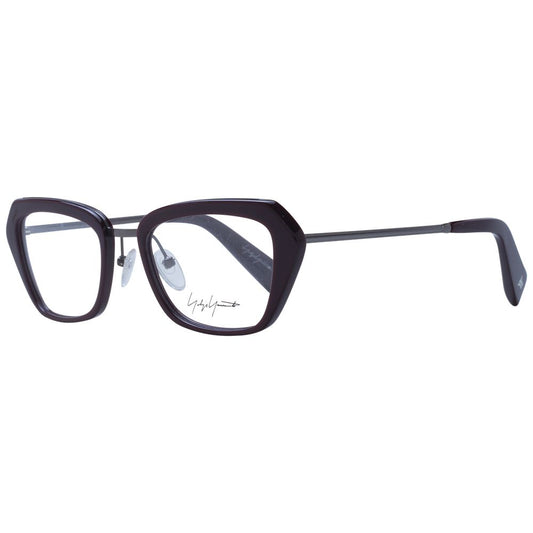 Yohji Yamamoto Burgundy Unisex Optical Frames