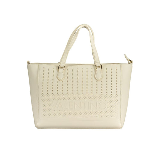 Bolso de mano Valentino Bags de polietileno blanco