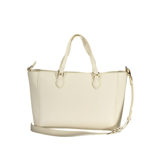 Bolso de mano Valentino Bags de polietileno blanco