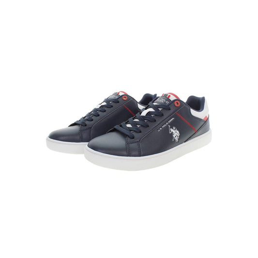 U.S. POLO ASSN. Blue Polyester Sneaker