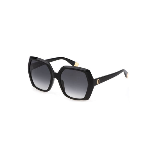 Furla Black Haircalf Sunglasses
