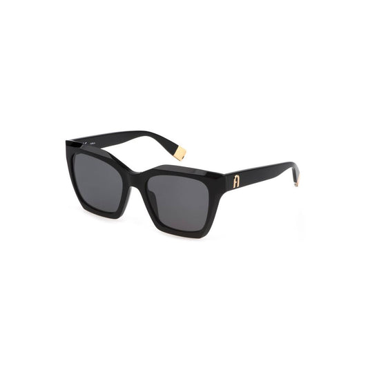 Furla Black Haircalf Sunglasses
