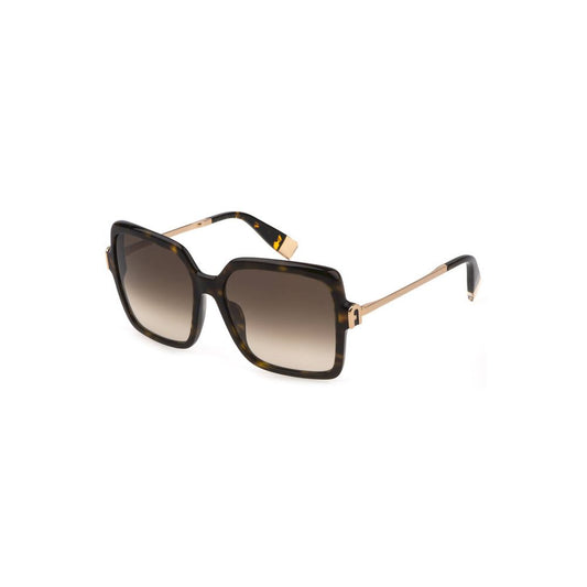 Furla Brown Haircalf Sunglasses