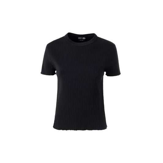 Camiseta de seda negra de Tom Ford