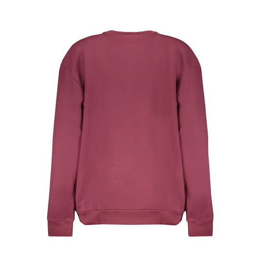 Cavalli Class Purple Cotton Sweater