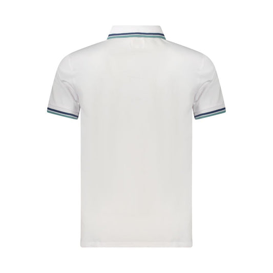 Guess Jeans White Cotton Polo Shirt