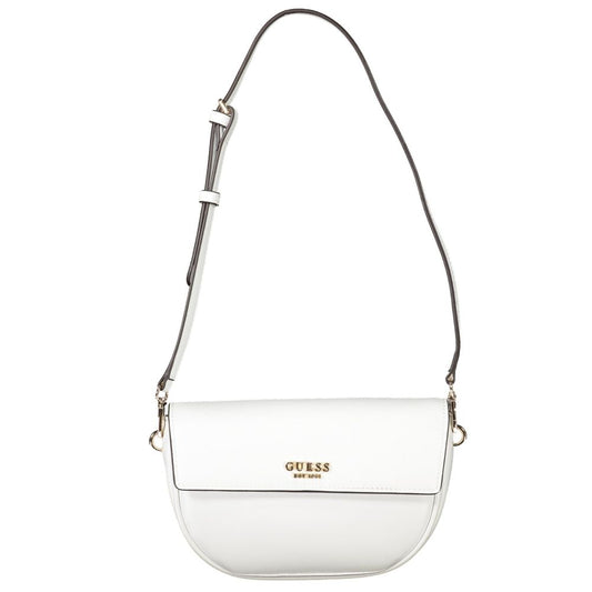 Guess Jeans White Polyethylene Handbag