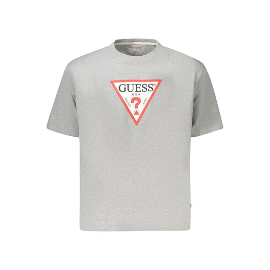 Guess Jeans Gray Cotton Tops & T-Shirt