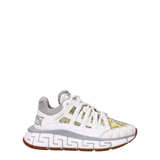 Versace White Leather Sneakers
