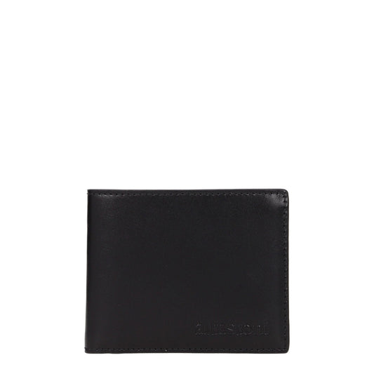 Testoni Black Leather Wallet
