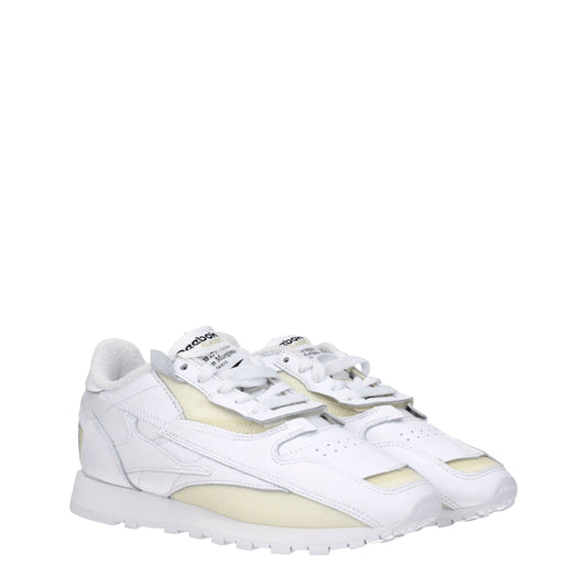 Maison Margiela White Leather Sneakers