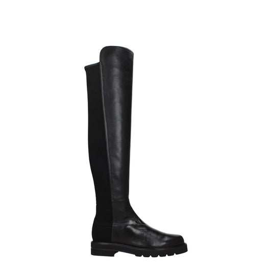 Stuart Weitzman Black Leather Boot