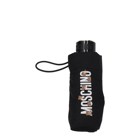 Moschino Black Polyester Umbrella
