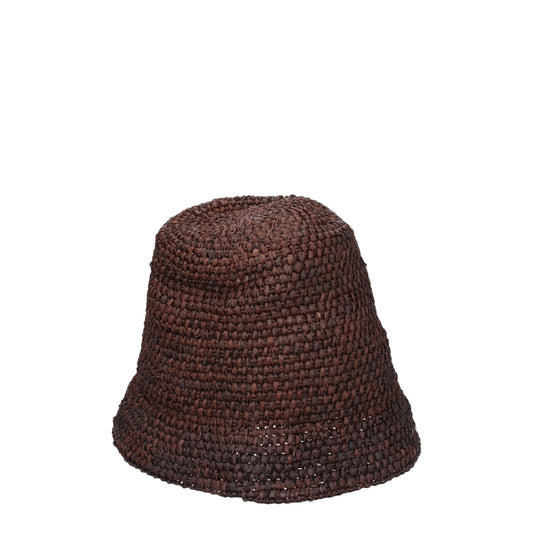 Jacquemus Brown Raffia Hat