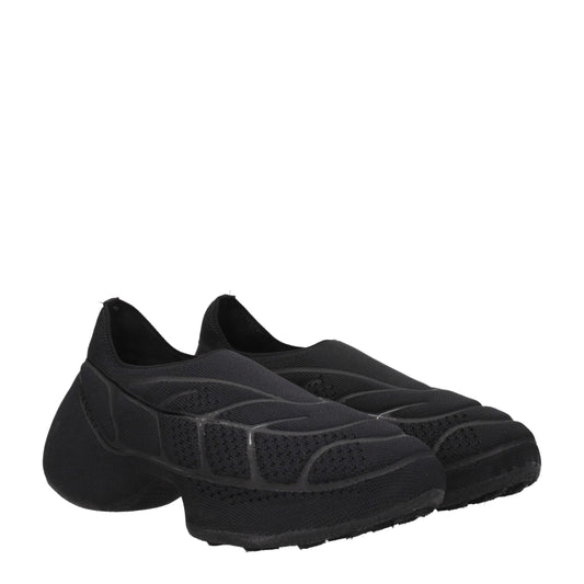 Givenchy Black Fabric Slip-On Loafer