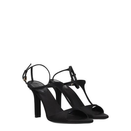 Givenchy Black Satin Sandal