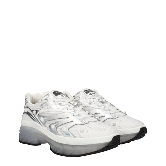 Valentino Garavani White Fabric Sneakers