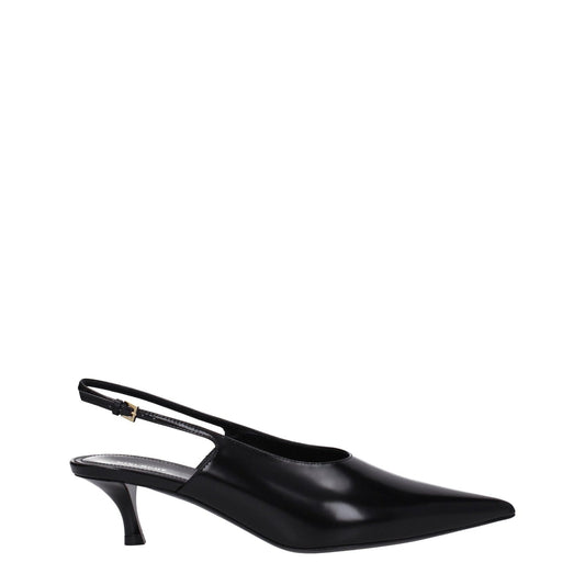 Givenchy Black Leather Sandal