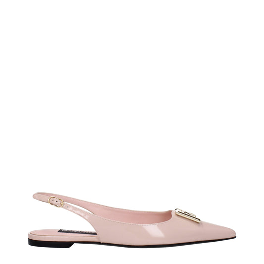 Dolce & Gabbana Pink Leather Sandal