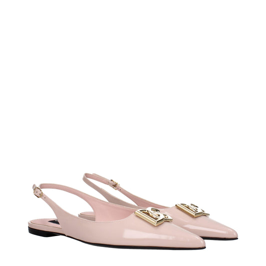 Dolce & Gabbana Pink Leather Sandal