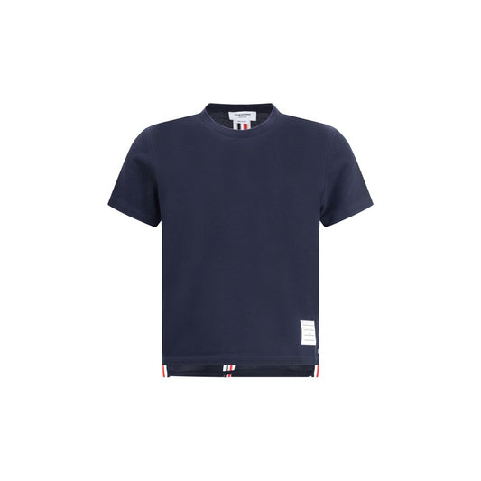 Thom Browne RELAXED FIT SHORT SLEEVE TEE W/ CENTER B