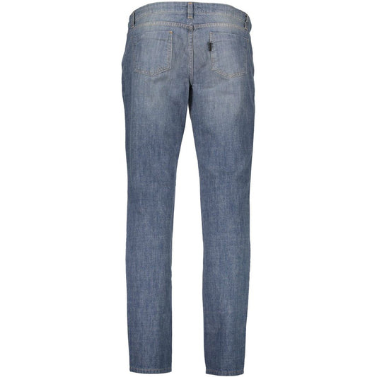 Costume National Blue Cotton Jeans & Pant