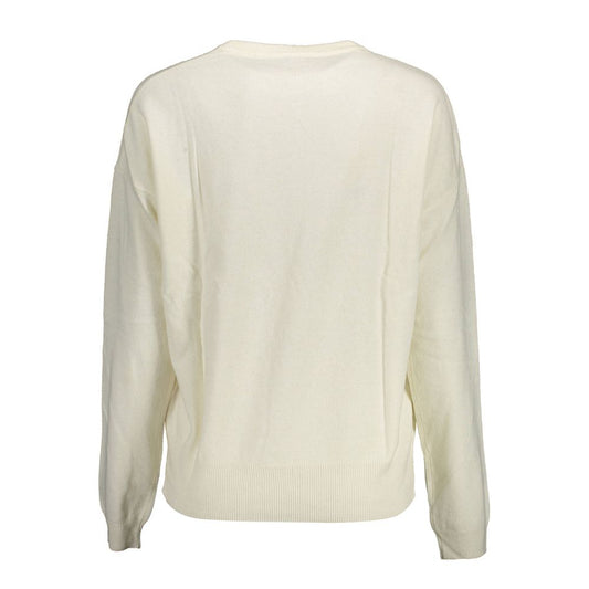 U.S. POLO ASSN. White Wool Sweater