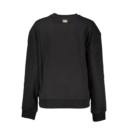Cavalli Class Black Cotton Sweater
