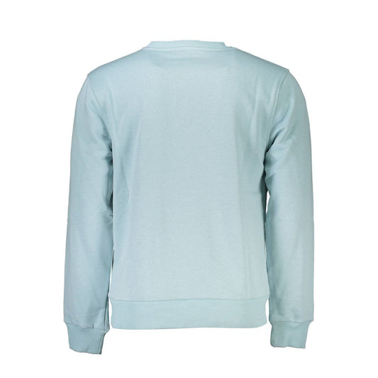 Cavalli Class Blue Cotton Sweater