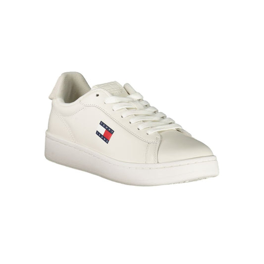 Tommy Hilfiger White Polyester Sneaker