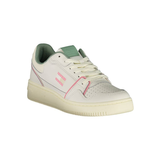 Tommy Hilfiger White Polyester Sneaker