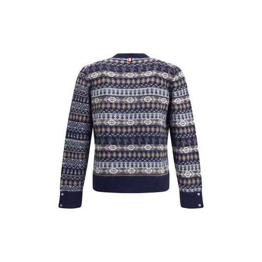 Thom Browne FUN MIX FAIRISLE FLOAT JACQUARD RELAXED