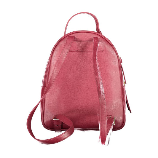 Coccinelle Purple Leather Backpack