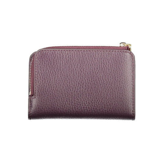 Coccinelle Purple Leather Wallet
