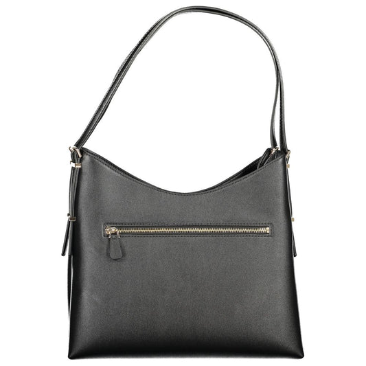 Guess Jeans Black Polyethylene Handbag