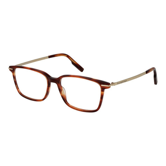 Ermenegildo Zegna Brown Men Optical Frames