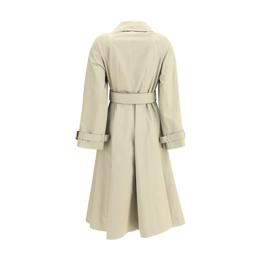 Burberry Ellingham fit-and-flare long gabardine Trench Coat