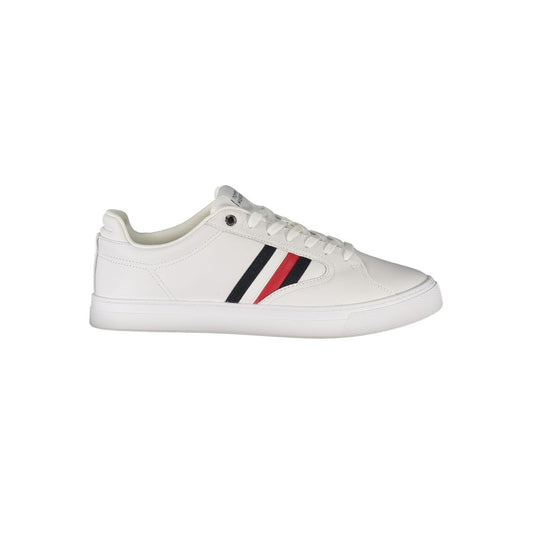 Tommy Hilfiger White Polyester Sneaker