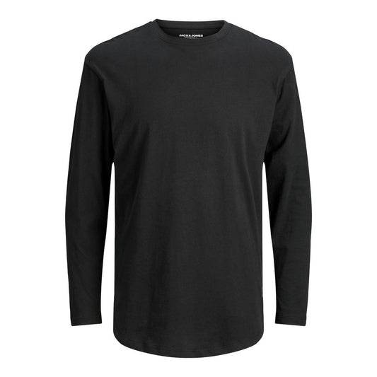 Jack Jones Black Cotton Long Sleeve