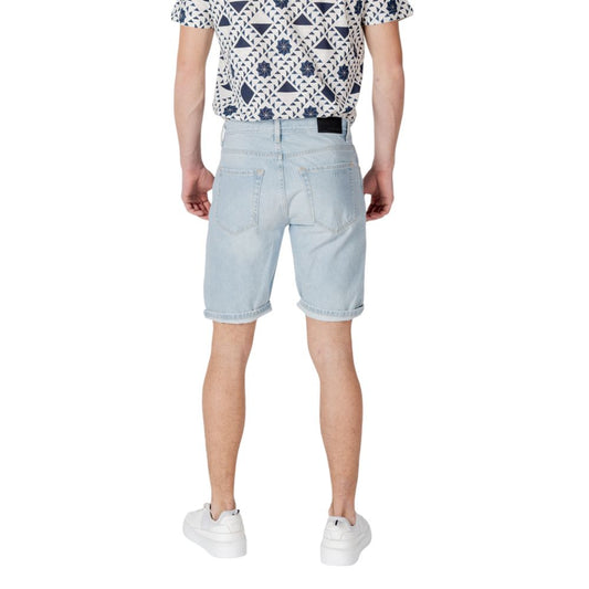 Antony Morato Light Blue Cotton Bermuda