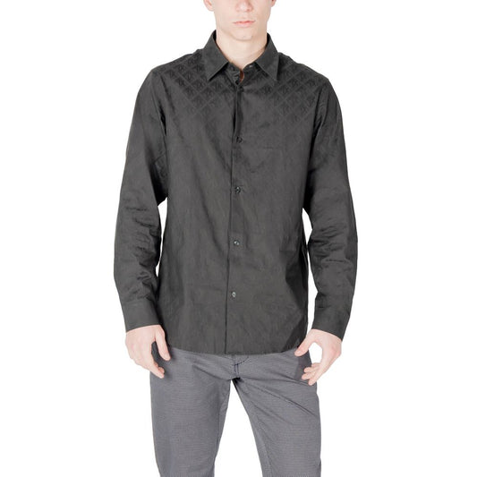 Armani Exchange Black Cotton Shirt