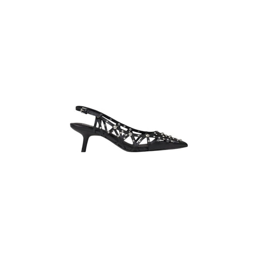 ASH Black Leather High Heel
