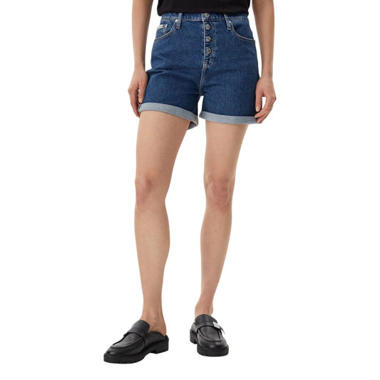 Calvin Klein Jeans Blue Cotton Short