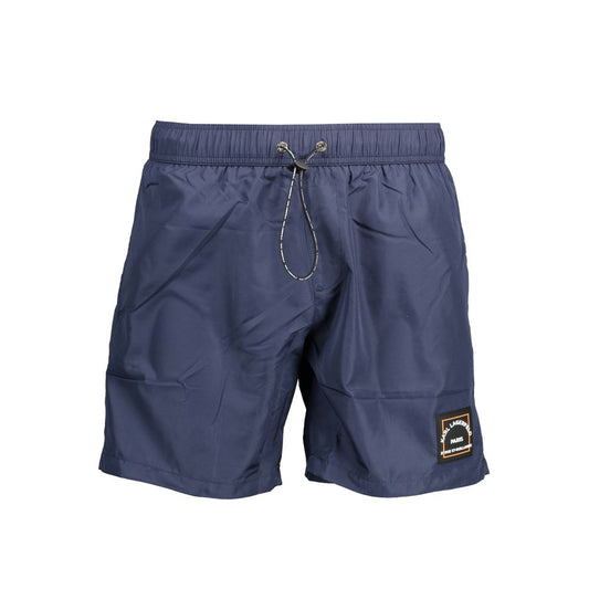 Karl Lagerfeld Blue Polyester Swimwear