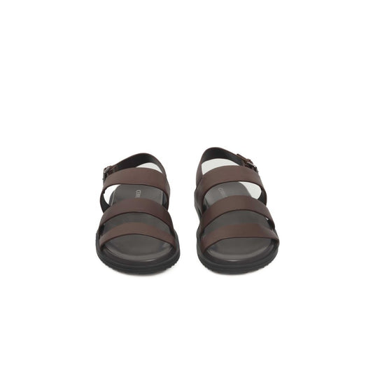 Cerruti 1881 Brown Cowhide Men Sandal